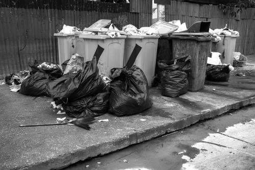 Recycling bins and sorted waste in Richmond Upon Thames