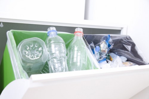Recycling and rubbish collection in Richmond Upon Thames street setting